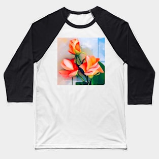 Roses in the Window Baseball T-Shirt